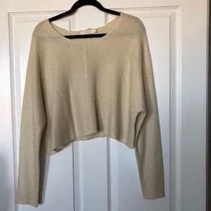 Long sleeve midriff sweater